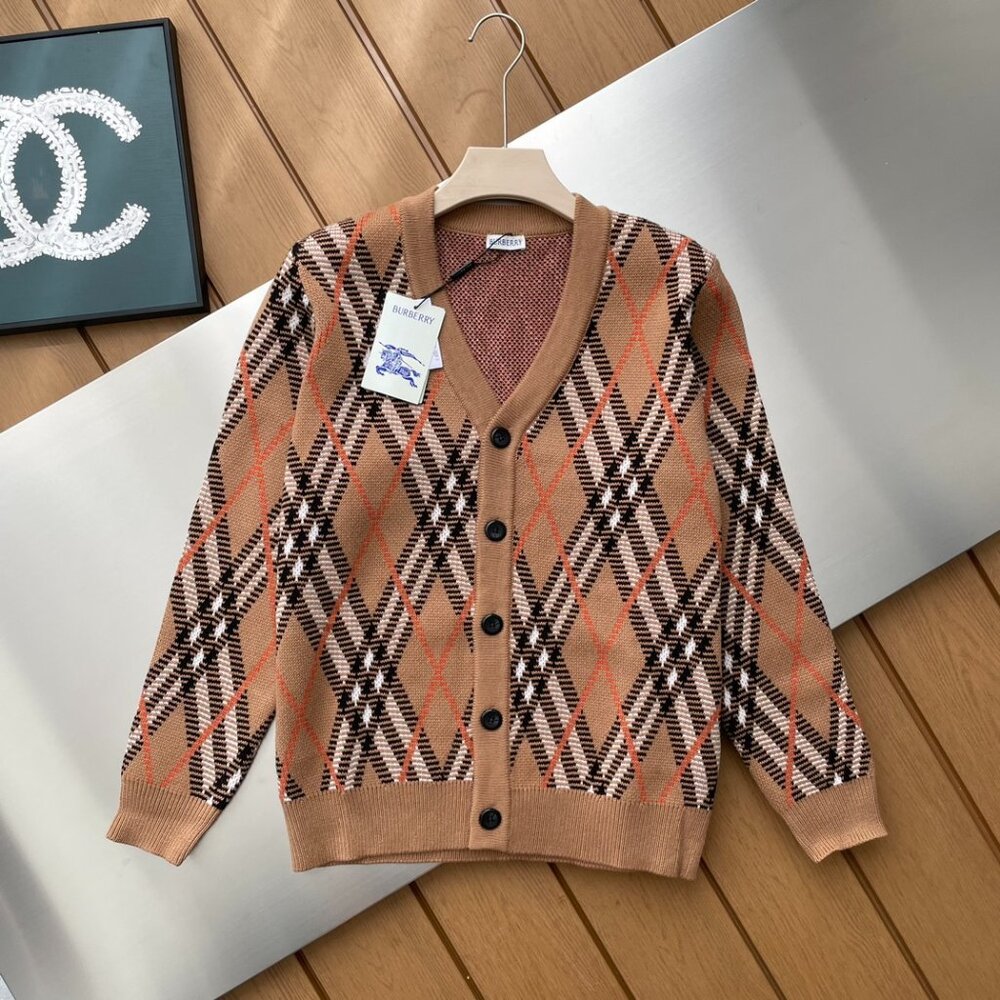 🕰💄Burberry Classical Pattern Cardigans